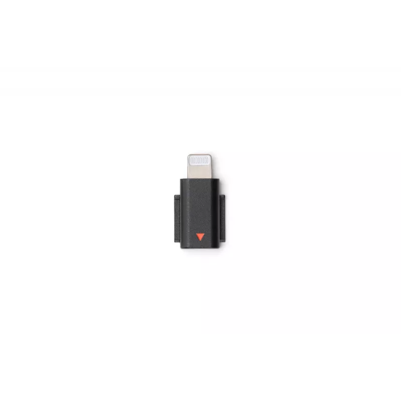 Garso adapteris DJI Mic 3 Mobile Phone Adapter (Lightning) – juodas, skirtas Apple įrenginiams