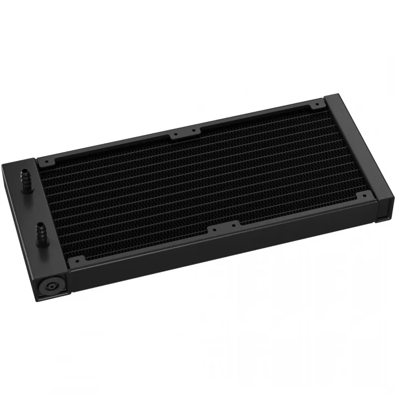 Vandens aušintuvas DeepCool LE240 V2 240mm, 2x120mm ventiliatoriai, hidraulinis guolis, AM5 palaikymas, 41 cm vamzdeliai, juodas