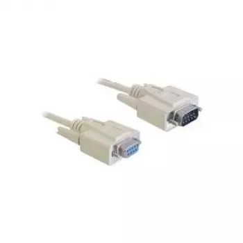 Serijinis kabelis DeLOCK RS-232 10m DB-9 Smėlio spalvos