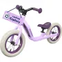 Bėgimo dviratis HUDORA Explory 12 inch levandinis — vaikiškas balansinis dviratis, 12 colių ratai, be pedalų