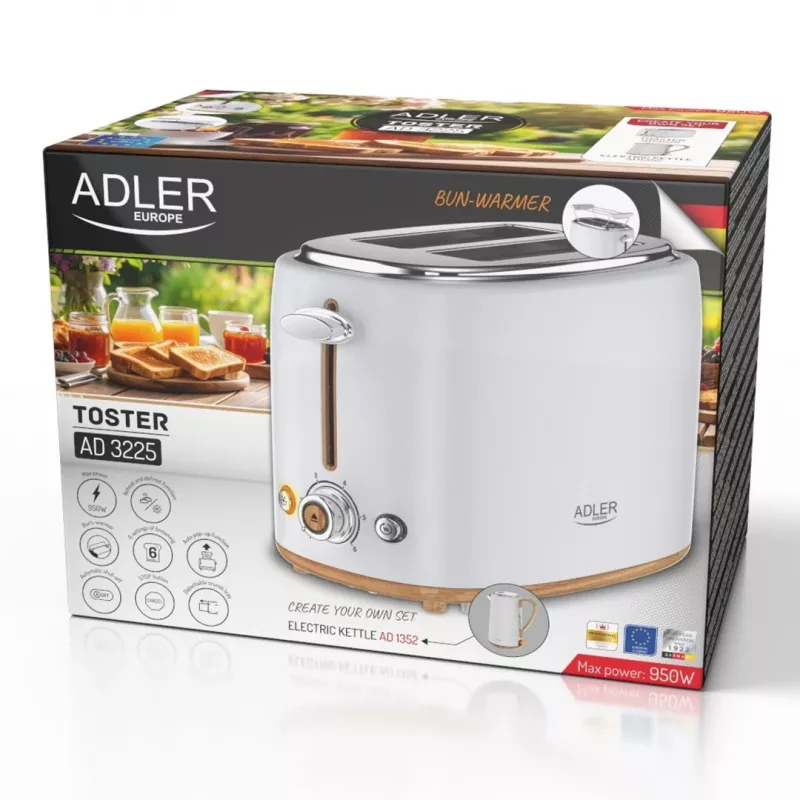 Adler AD 3225 Skrudintuvas su griliu