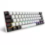 Sharkoon SGK50 S4 klaviatūra USB QWERTZ vokiška balta RGB LED 60%