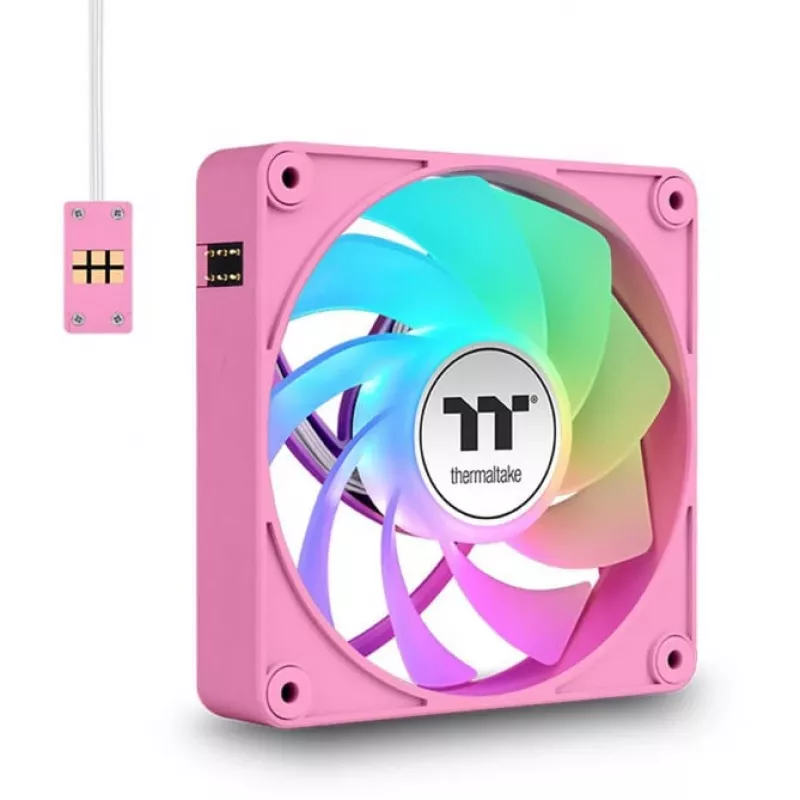 Ventiliatorius THERMALTAKE CT140 EX Reverse ARGB Sync 140 mm, 500–1800 RPM, Rožinis, 3 vnt.