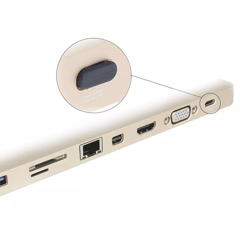 Apsauginis kištukas USB Type-C lizdui DeLOCK 64014 juodas 10 vnt.