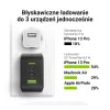 Green Cell CHARGC08 65 W USB-C PD ir USB-A UltraCharge sieninis įkroviklis (GaN, juodas)