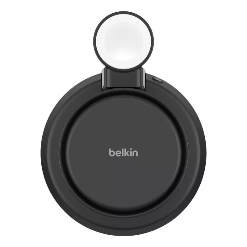 Belaidis įkroviklis Belkin UltraCharge Pro 25W Qi2 3in1 Magnetinis, anglies spalvos