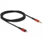 Garso kabelis DeLOCK 86587 1,5 m 3,5 mm Lightning juodas