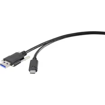 Renkforce RF-3386040 Laido adapteris USB 3.2 Type A į USB-C juodas (RF-3386040)