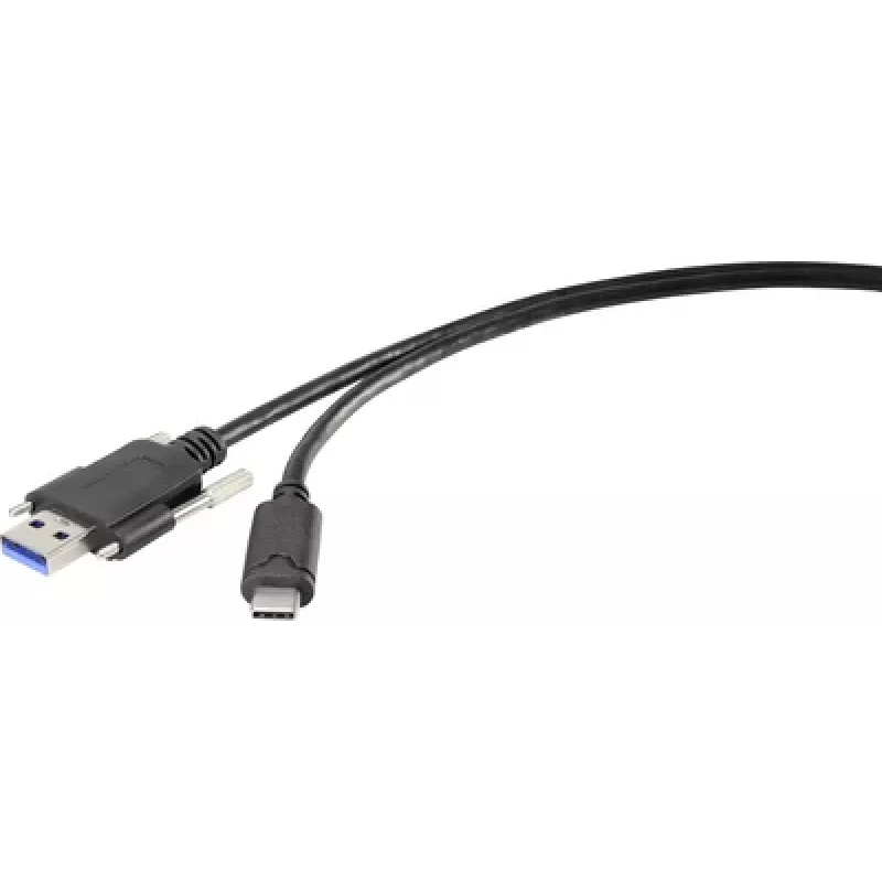 Renkforce RF-3386040 Laido adapteris USB 3.2 Type A į USB-C juodas (RF-3386040)