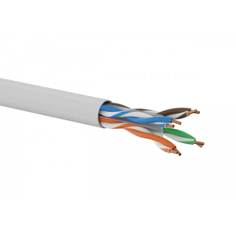 A-LAN KIU6PVC305Q tinklo kabelis 305 m Cat6 U/UTP (UTP) Pilka