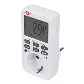 brennenstuhl Comfort-Line - Automatischer Netzschalter - Wechselstrom 230 V - 3600 Watt - Ausgangsanschlüsse: 1 - weiß (1506320)
