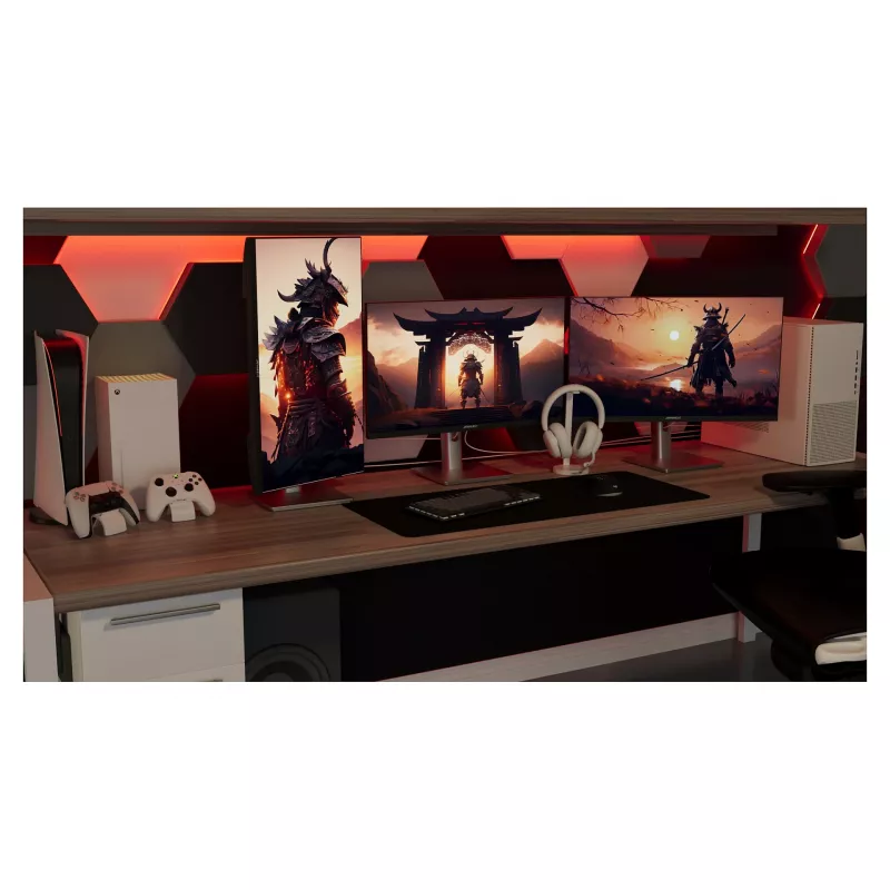 Monitorius JAPANNEXT JN-I270WQHD300F-HSP 27 colių (68,6 cm) 2560x1440 Wide Quad HD LED pilkas