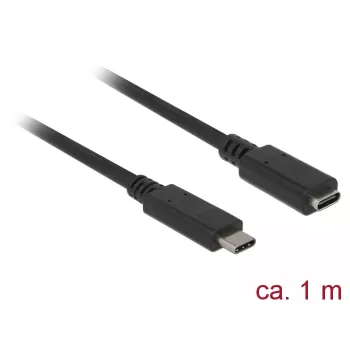 USB laidas DeLOCK 85533 USB 3.2 Gen 1 1m USB C juodas