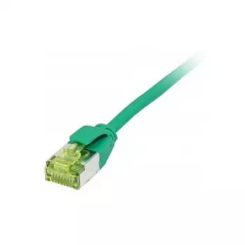 Pataisos kabelis RJ45, CAT6A 500MHz, 1,5 m, žalias, U/FTP, plonas apvalus d=3,8 mm, TPE/LSZH (Superflex), AWG32, su Cat.7 žaliava, Synergy 21 (S217354V3)