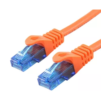 Tinklo kabelis LOGON UTP Cat5e 3 m, RJ-45–RJ-45, oranžinis