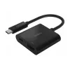 Belkin USB-C į HDMI jungties adapteris su įkrova, 60 W PD, juodas, AVC002BTBK