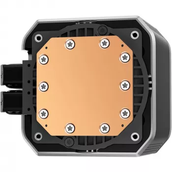 DeepCool MYSTIQUE 360 ARGB procesoriaus vandens aušintuvas 360 mm 12 cm juodas