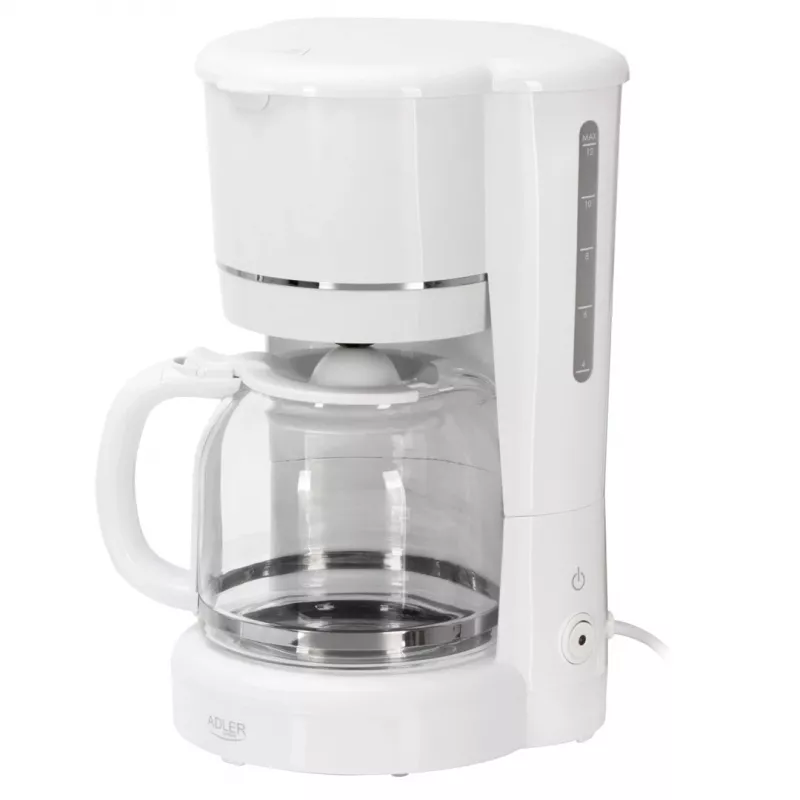 Adler AD 4383w Kavos virimo aparatas su lašeline sistema 1,5 l baltas