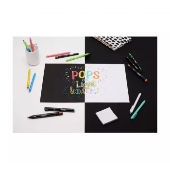 Sharpie Creative Marker akriliniai dažų rašikliai 12 vnt. juodi smailiu antgaliu