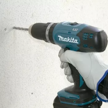 Gręžtuvas Makita DHP453RFE, be rakto, juodai mėlynas, 1,8 kg