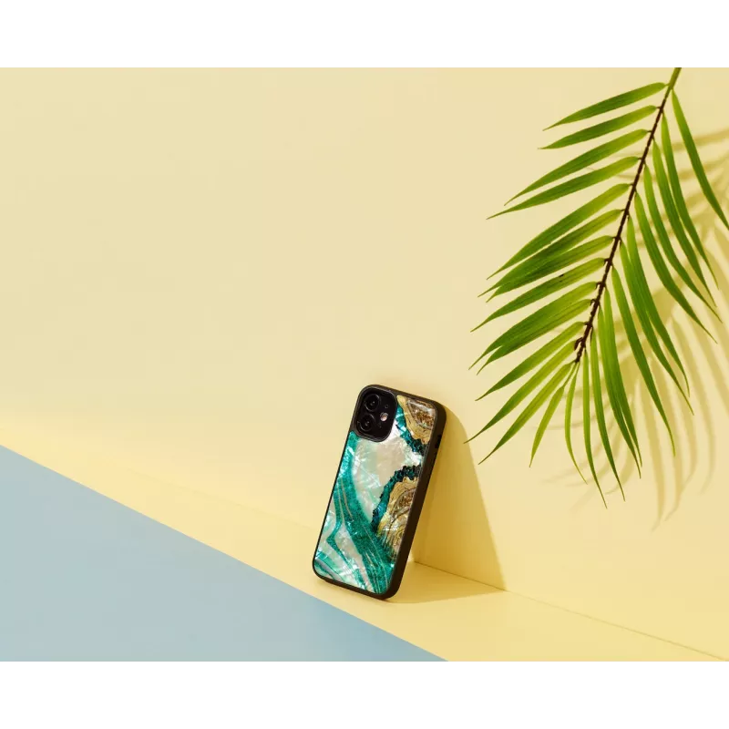 Apsauginis dėklas iKins Apple iPhone 12 mini – akvamarino agatas