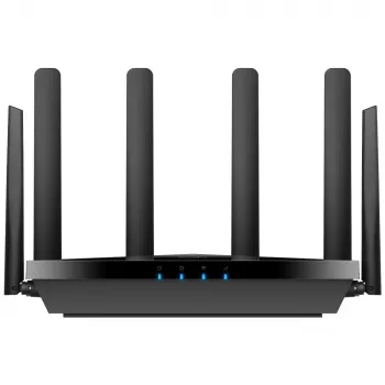 Stalinis maršrutizatorius Cudy P5 — Dviejų juostų „Wi‑Fi 6“, 5G Sub6, dvi „NanoSIM“ kortelės, „Gigabit Ethernet“, 6 nuimamos antenos, 256 MB RAM
