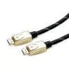 ROLINE 11.04.5921 DisplayPort kabelis 2 m juodas - auksinis