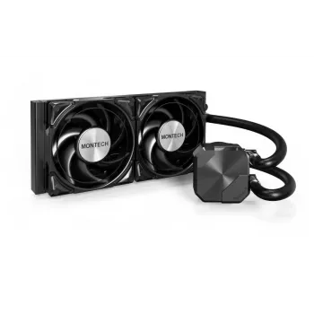 Montech HyperFlow Silent 240 procesoriaus viskas viename skysčio aušintuvas 240 mm radiatorius 12 cm juodas 1 vnt.