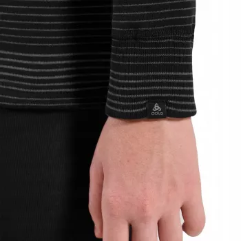 Odlo Set long ACTIVE WARM ECO SET vaikiškų apatinių drabužių komplektas, dydis 116 cm, juoda ir pilka