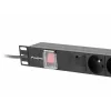 Lanberg PDU-05E-0200-IEC-BK maitinimo skirstytuvas (PDU) 5 AC lizdų 1U juodas
