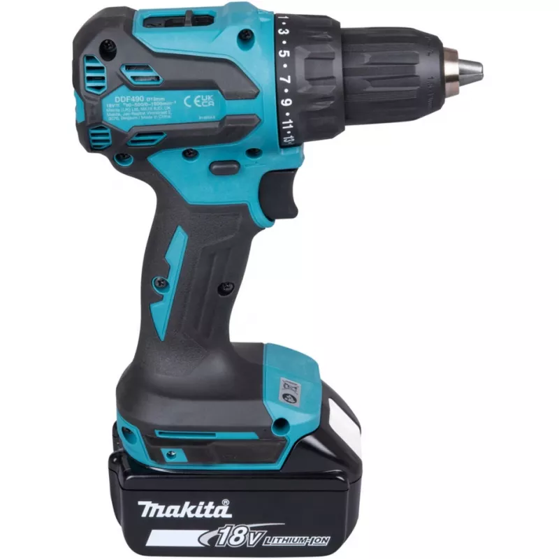 Belaidis gręžtuvas Makita DDF490Z juodas