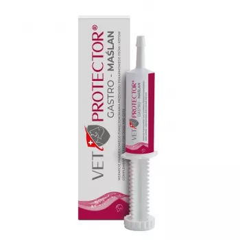 JM Sante VET PROTECTOR Gastro Butyrate skystas papildas žarnyno veiklai 60 ml šunims ir katėms, be sojos, be glitimo