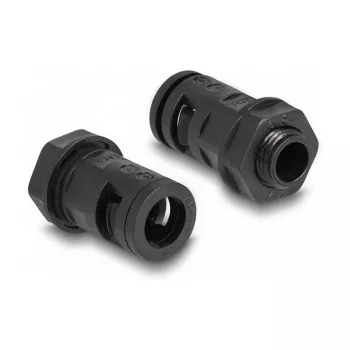 Apsauginis kabelių gofravamzdis DeLOCK 60461 2 m x 10 mm juodas
