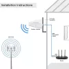 Išorinė 4G/5G LTE antena QOLTEC 9 dBi, N moteriška jungtis, 3 m kabelis