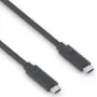 PureLink IS2511-010 iSeries Premium USB-C – USB-C kabelis, USB 3.1 Gen 2, 10 Gbps, DP Alt Mode, 1 m, juodas