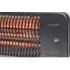 Kvarcinis elektrinis šildytuvas SUNRED LUG-2000W — 2000 W, kvarcinis stiklas, lauko montavimui, sieninis, IP24, juodas