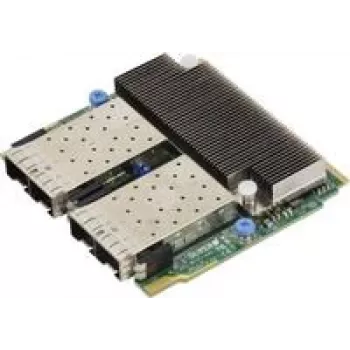Supermicro AOC-M25G-M4SM-O – integruota, laidinė, optinė, 25000 Mbit/s, juoda, žalia, pilka