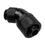 Alphacool HF jungtis 45 laipsnių G1/4 colio AG į 16/10 mm - Sukiojama, juoda