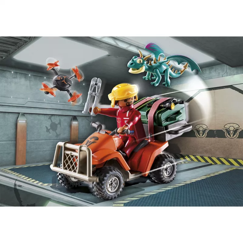 Žaislų rinkinys Dragons the Nine Realms Icaris Quad Set Playmobil 71085
