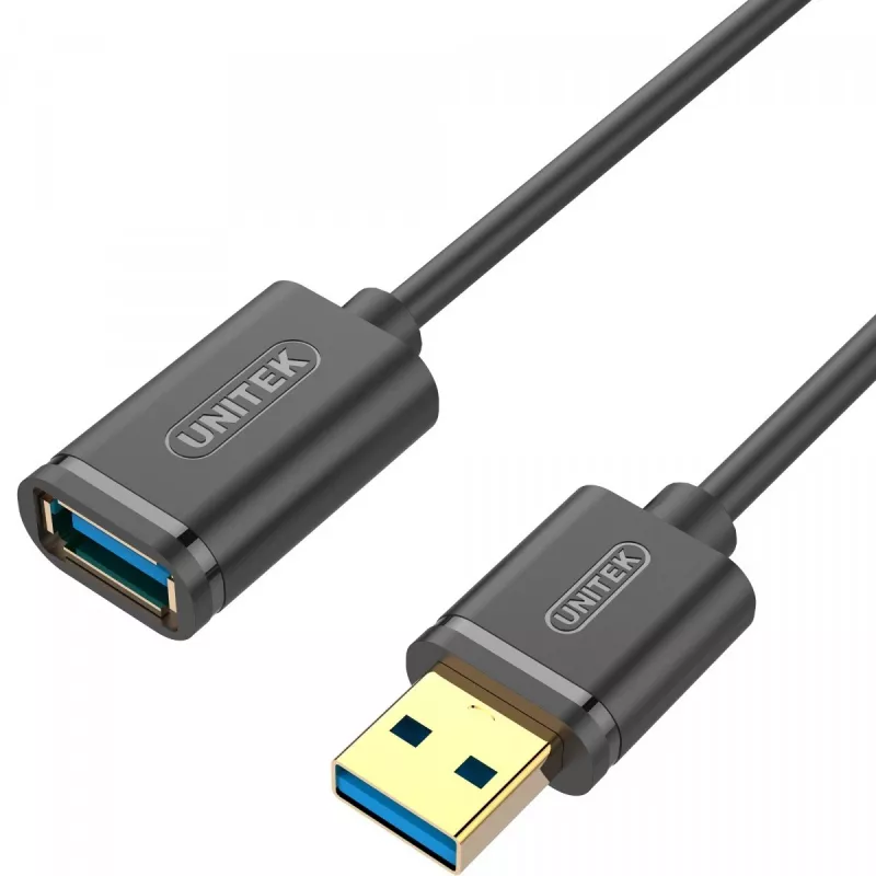 UNITEK Y-C457GBK USB 3.2 Gen 1 (3.1 Gen 1) laidas 1 m USB A juodas