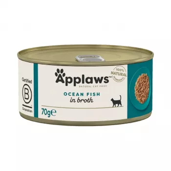 APPLAWS Ocean Fish in Broth šlapias kačių ėdalas 70 g