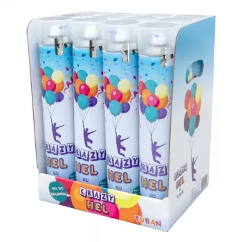 Tuban CRAZY HEL Helium balionų dujų balionėliai 12 vnt. pakuotė TU3294