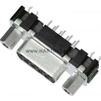 Harting 09 66 151 6513 jungtis, juoda