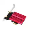 Vidinė WLAN Bluetooth tinklo plokštė Cudy WE9300S PCIe, Wi‑Fi 7 (802.11be) trijuostė 2.4/5/6 GHz, 5765 Mbit/s, Bluetooth 5.4, išorinė 2x2 antena