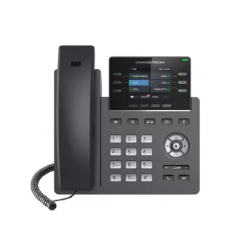 IP telefonas Grandstream GRP2613W juodas 4 linijos TFT 2,4 colio