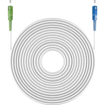 Goobay 59626 Skaidulinis optinis kabelis 30 m SC/UPC SC/APC FTTH OS2 Baltas (59626)