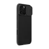 Apsauginis dėklas Nillkin CamShield Pro iPhone 16 Plus, juodas, su slankiojančiu fotoaparato dangteliu