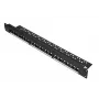 Pataisų skydas Extralink 24 prievadų U/UTP (UTP) modulinis, 1U, juodas, 482,6 mm pločio