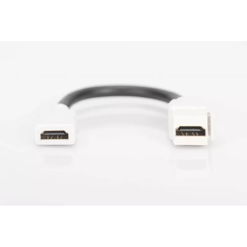 Digitus HDMI 2.0 Keystone modulis su 12 cm kabeliu (Moteris/Moteris)
