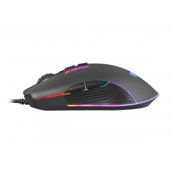FURY Scrapper žaidimų pelė Ambidextrous USB Type-A optinė 6400 DPI